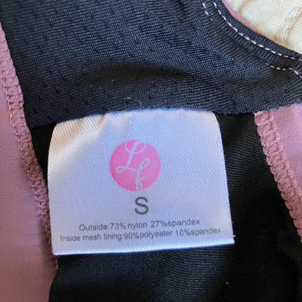 Love and Fit Athena Sports Nursing Bra, Sz. S in purple - Picture 3 of 8